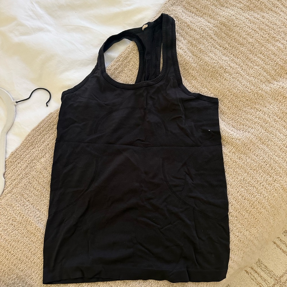 Lululemon Athletica Black Tank Top with Breathable Fabric